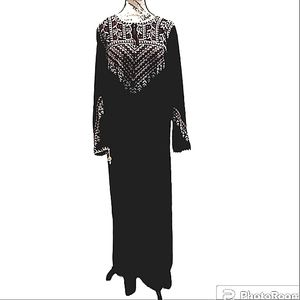 Vintage Long Dress Abaya Modest